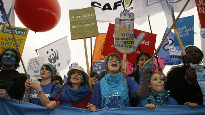 Surfers, nuns & beekeepers march on UK parliament, demand action on climate change