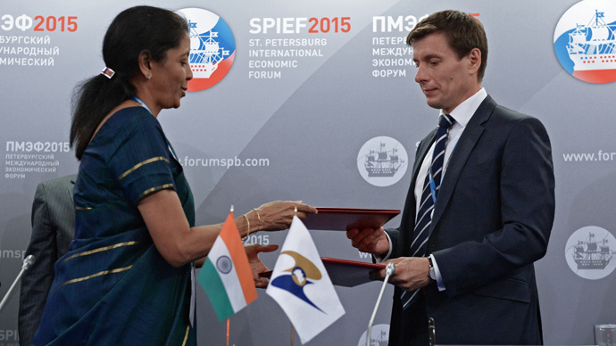India to sign free trade deal with Russia-led Eurasian Economic Union