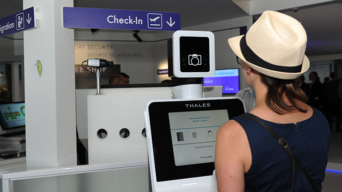 Robots to replace border police? To speed up lines at airports, French firm to scan your irises