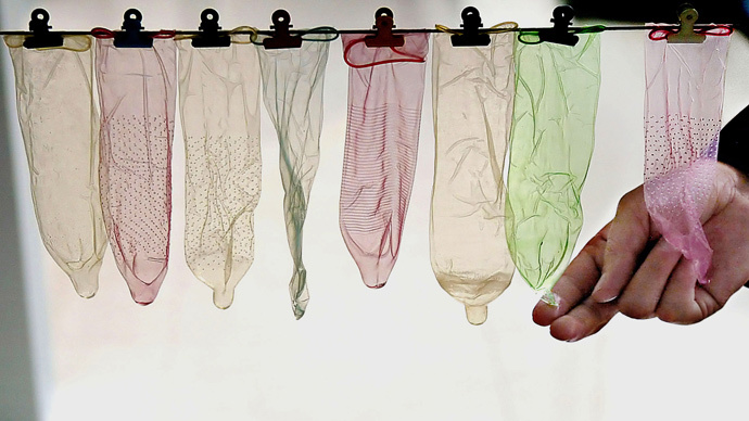 True colors! Condom that changes color on contact with STIs invented by teens