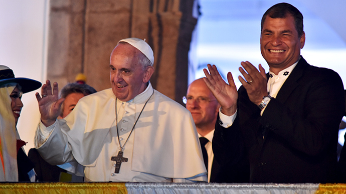 ‘Domestic church & best social capital’: Pope Francis turns to family values in Ecuador