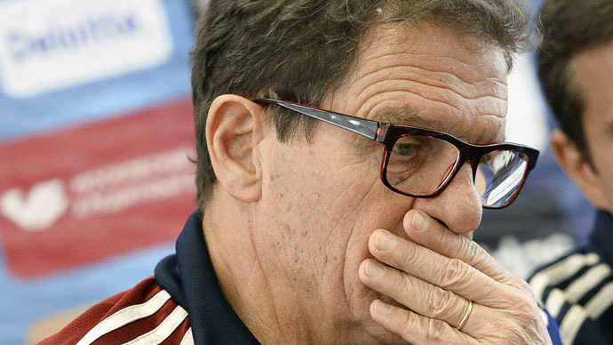 Capello's contract as Russia national coach terminated 3 years early