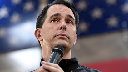 Republican presidential candidate and Wisconsin Governor Scott Walker (Reuters / David Becker)
