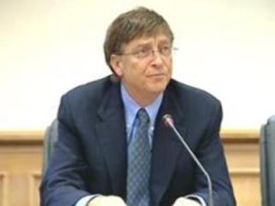 Bill Gates unveils Microsoft Vista OS in Moscow