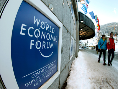 Perfect Davos weather brings no cheer to depressed bankers and politicians