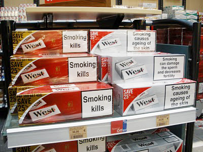 Officials want Russian duty free to cut cheap ciggies