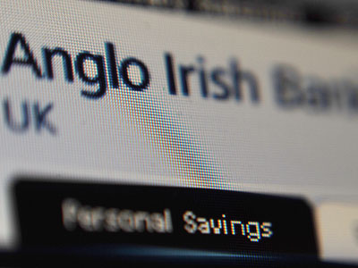 Former Anglo-Irish bank chief arrested