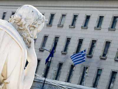 Greece current account deficit narrowed 73% in 2012