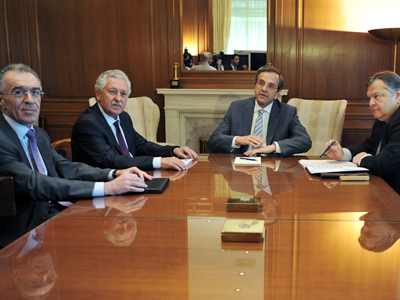 Greek parties agreed to seek bailout revision
