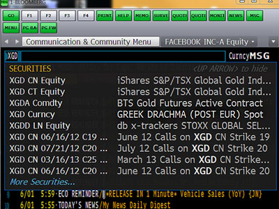 Are we there yet? 'Greek Drachma' on Bloomberg ticker (PHOTO)