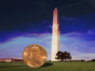 It must be raining cents in Washington