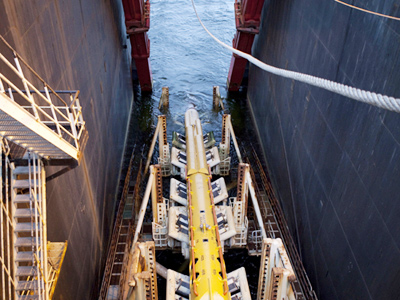 Nord Stream edges closer with completion of first section