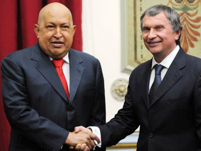 Chavez Sechin meeting puts icing on trade links with new agreements