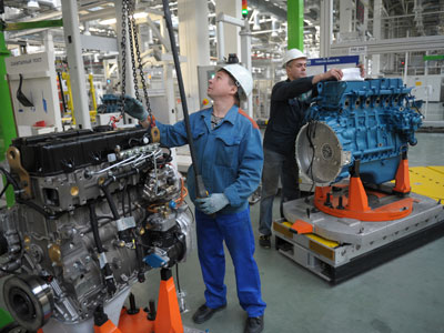 Russia’s manufacturing finishes 2012 on a weak footing