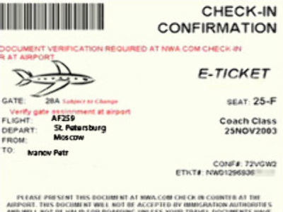 Russian airlines switch to e-tickets