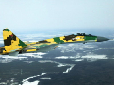 Sukhoi shows off its new super agile fighter
