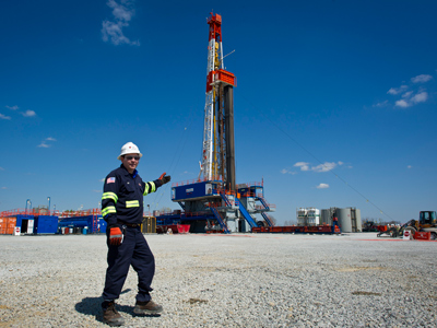 US shale revolution seen from space