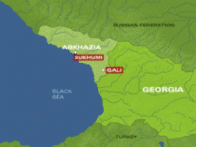 Abkhazian troops alerted on Georgian border