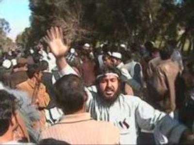 Afghan students rally against U.S.