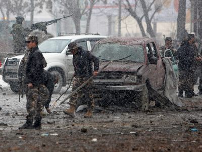 Suicide squad strikes Afghan spy HQ in Kabul