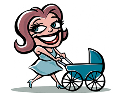 Baby buggy bandit leaves business card behind