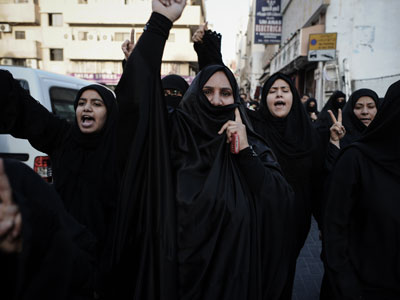 Bahraini police, protesters clash after protest request denied