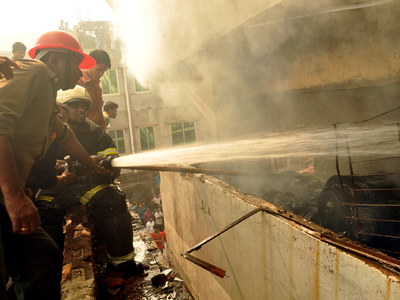Second garment factory fire breaks out in Bangladesh 2 days after inferno kills 112