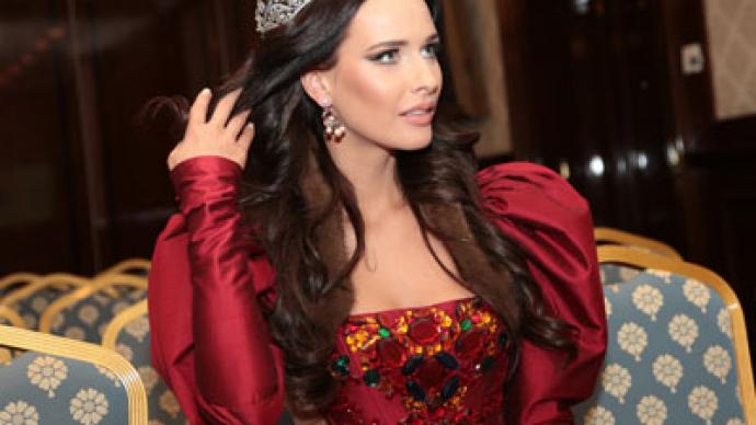 'My Russia is a beggar': Beauty queen defies stereotype with political