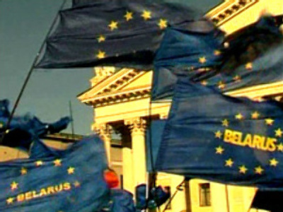 Belarusian protesters seek EU integration