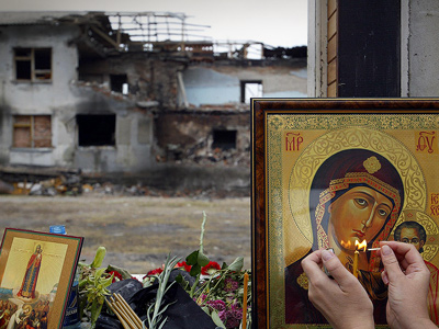 Beslan bell tolls for 186 children and 148 adults massacred in 2004 terror act