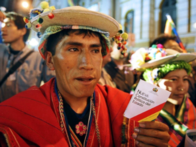 Bolivia 'throws out God'