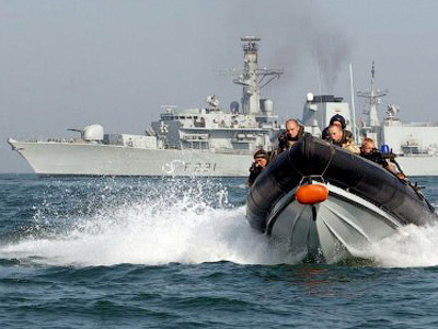 Red-faced ensign: Brits play ‘chase the French’ into US Gulf mission