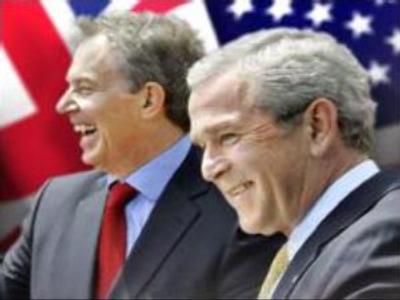 Bush & Blair: no regrets on Iraq war