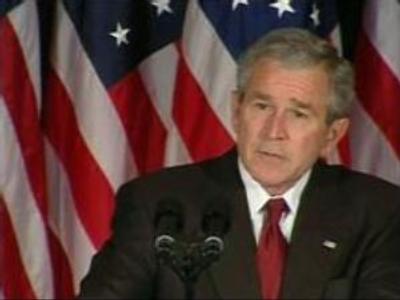 Bush reiterates threat to veto Iraq bill