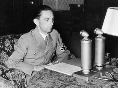 Can I speak to Doctor Goebbels please?