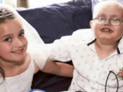 Cancer boy ‘weds’ sweetheart before dying