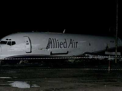 Cargo plane crashes in Ghana capital, hits bus