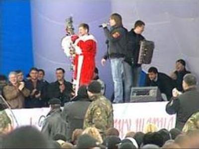 Celebrations in Grozny: Father Frost turns out to be Chechen PM Kadyrov