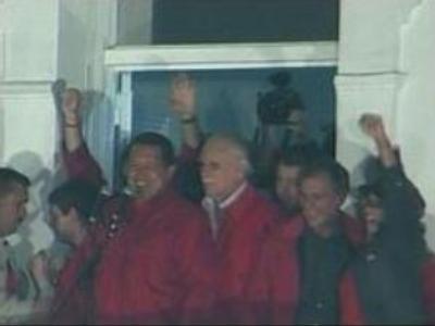 Chavez returned as Venezuelan President