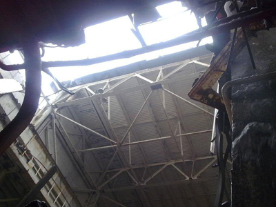 Chernobyl plant's roof collapses, but no radiation risk (PHOTOS)