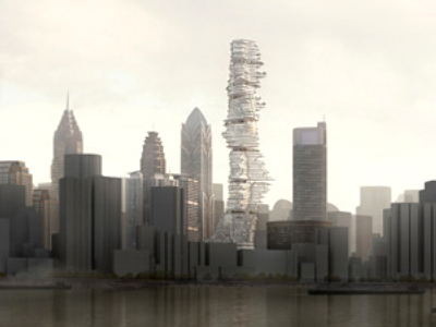 Chinese architects envision man-made mountain forest