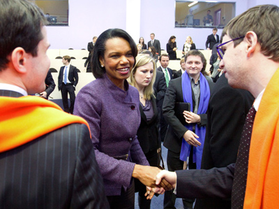 Praise for innovations: Condoleezza Rice visits Skolkovo tech-hub