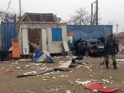 Dagestan suicide bombing kills 4 road police, injures 5