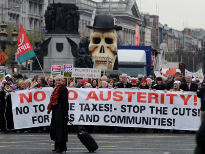 Thousands march in Dublin against austerity (PHOTOS)