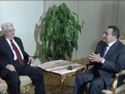 Egyptian and Palestinian presidents meet to stop violence in region