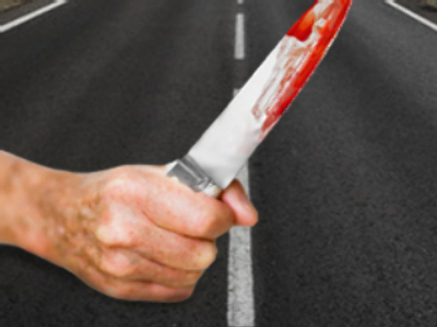 Enraged pensioner stabs driver at zebra crossing