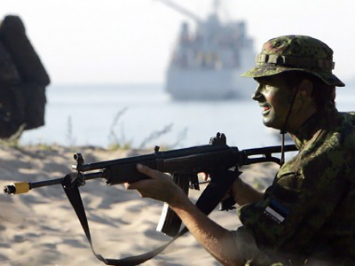 Estonia war games: 'Proud' memory of Nazi collaboration