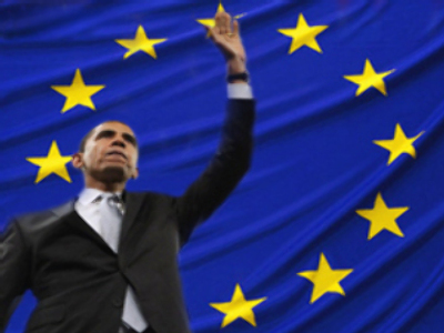 Europe votes for Obama