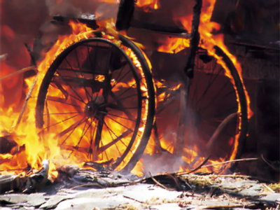 Faulty wheelchair blamed for disabled man’s fiery death