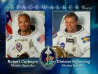 First of the three spacewalks on ISS successful